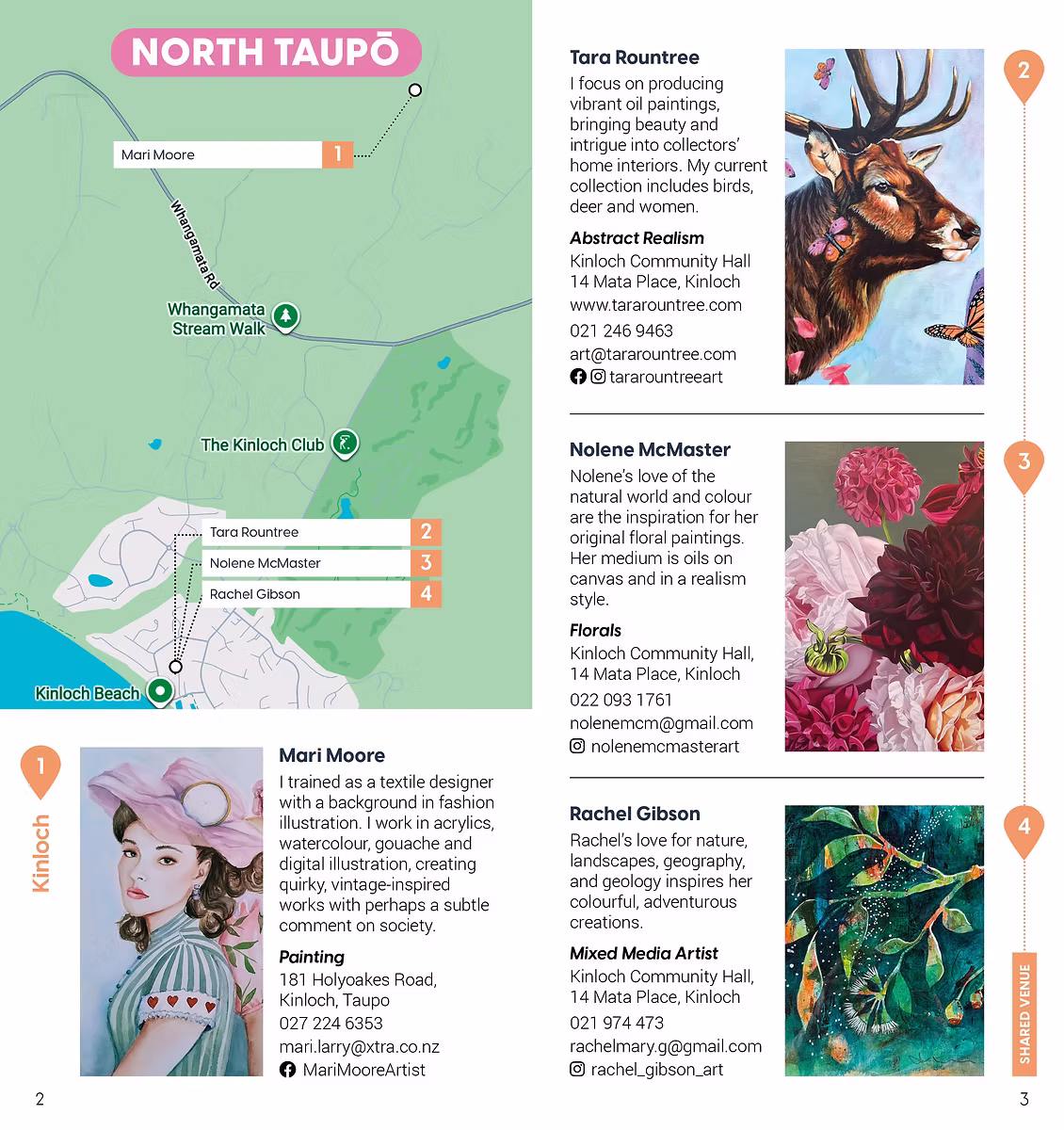 Art Trail booklet pages 2