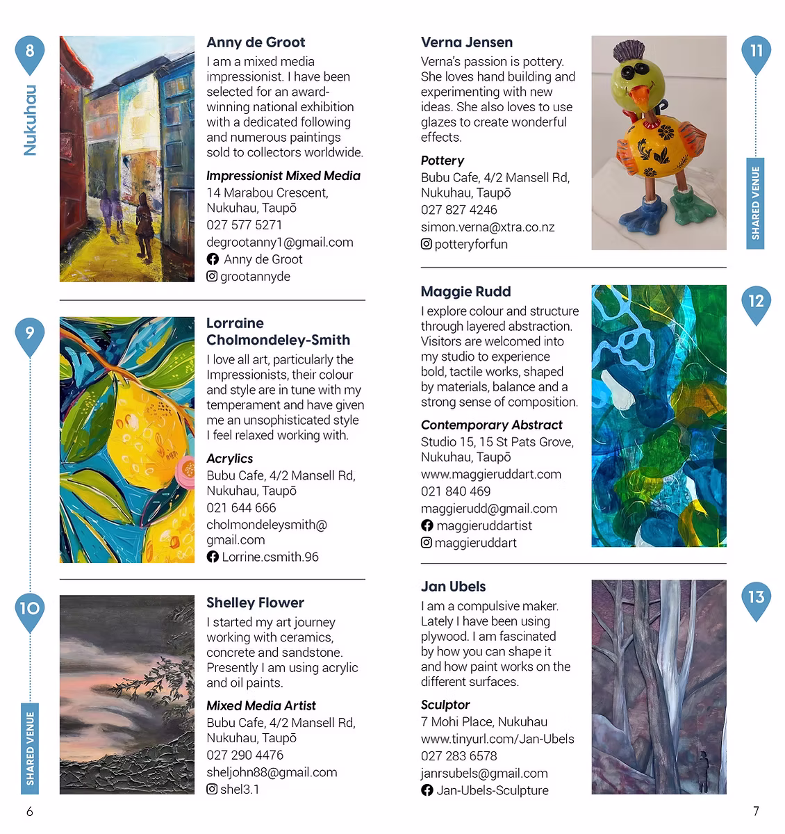 Art Trail booklet pages 4