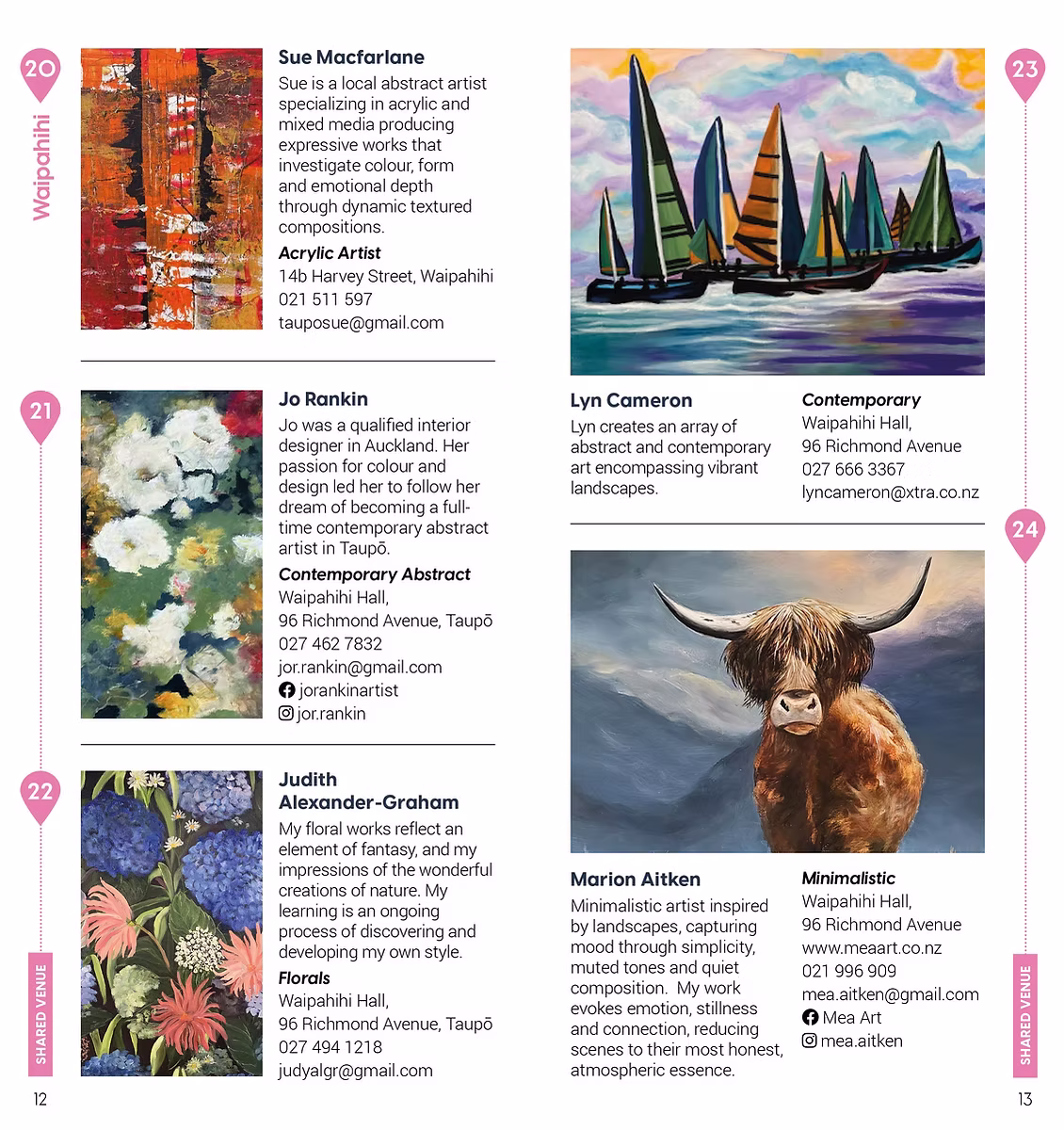 Art Trail booklet pages 7